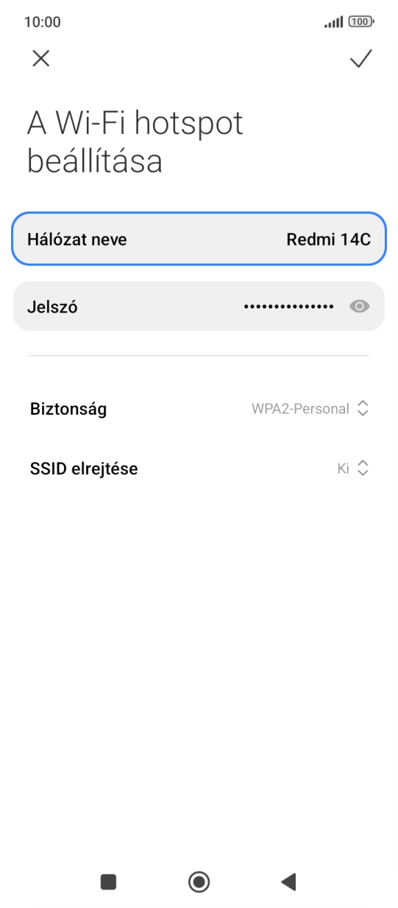 Válaszd a Biztonság lehetőséget.