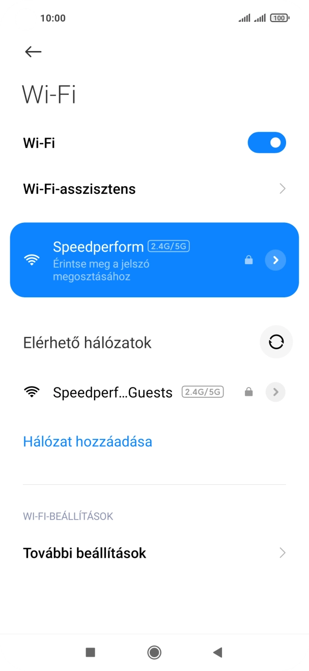 A befejezéshez, és ahhoz, hogy visszatérhess a főképernyőhöz, nyomd meg a főgombot.