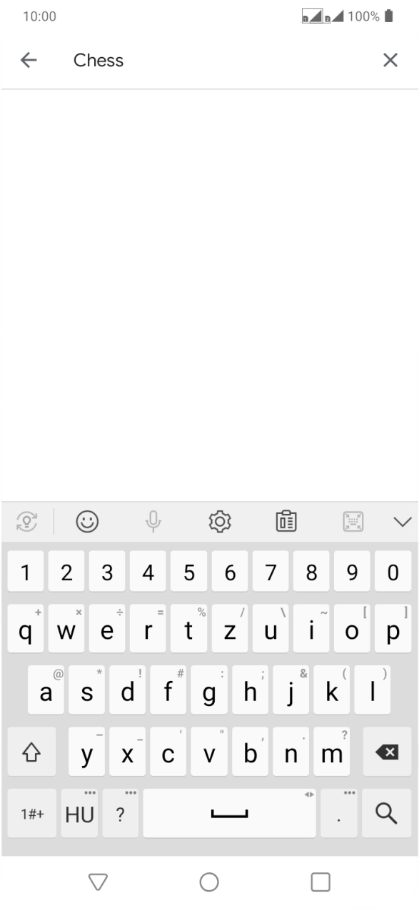 Írd be a keresett alkalmazás nevét vagy kategóriáját, és kattints a keresés ikonra.