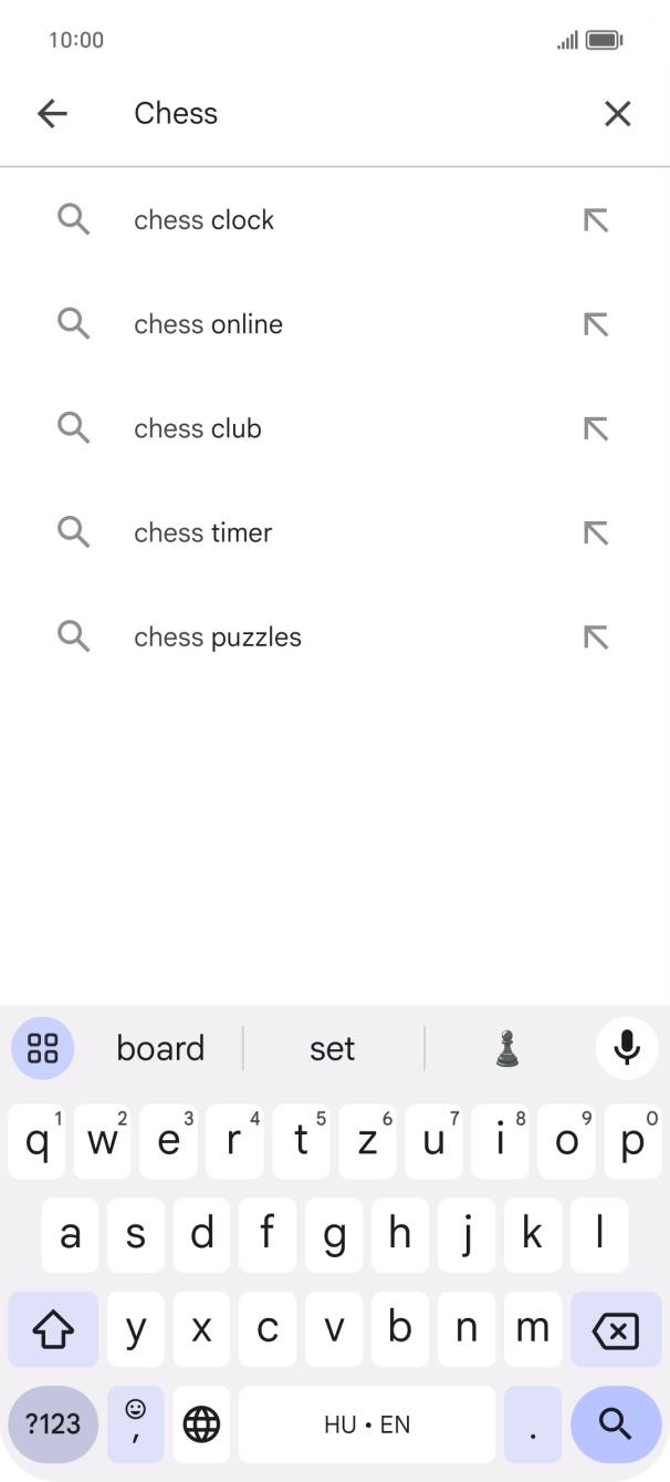 Írd be a keresett alkalmazás nevét vagy kategóriáját, és kattints a keresés ikonra. Írd be a keresett alkalmazás nevét vagy kategóriáját, és kattints a keresés ikonra.