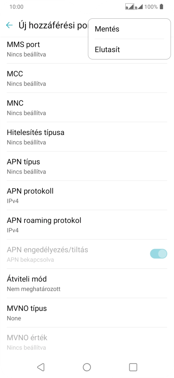 Válaszd a Mentés lehetőséget.