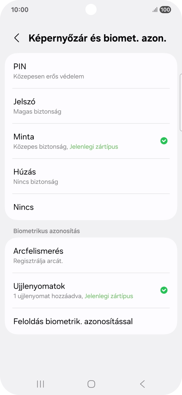 Válaszd a Nincs lehetőséget. Válaszd a Nincs lehetőséget.