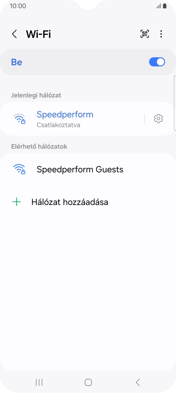 A befejezéshez, és ahhoz, hogy visszatérhess a főképernyőhöz, nyomd meg a főgombot.