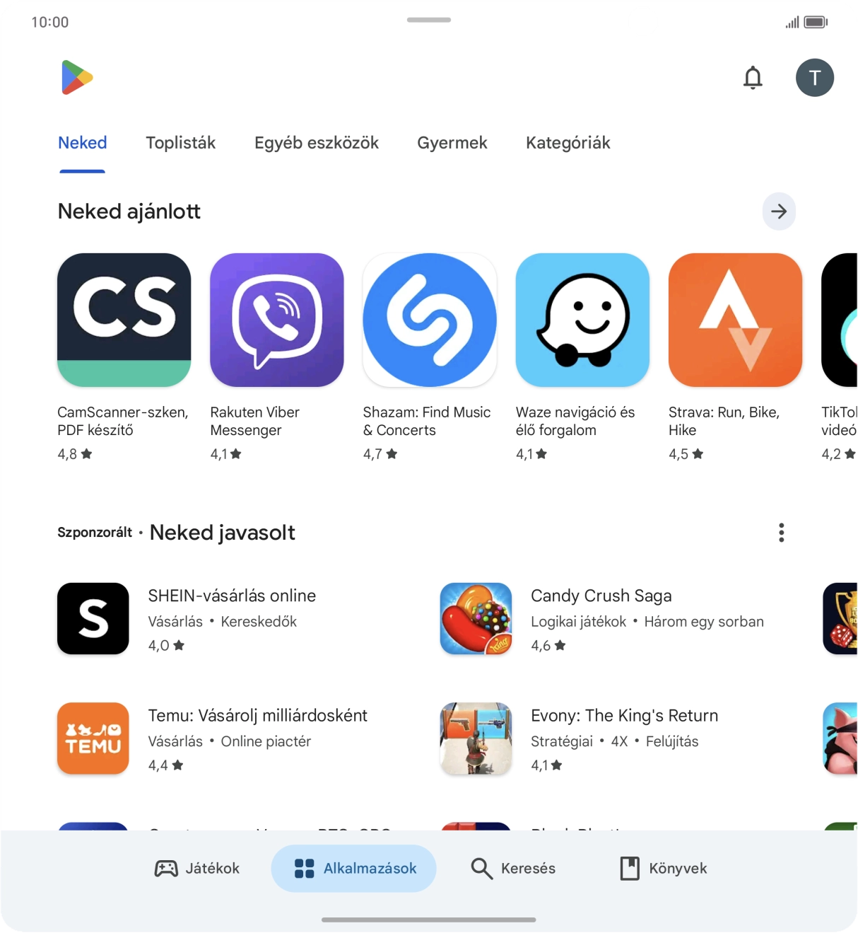 Válaszd a Keresés lehetőséget. Válaszd a Keresés lehetőséget.