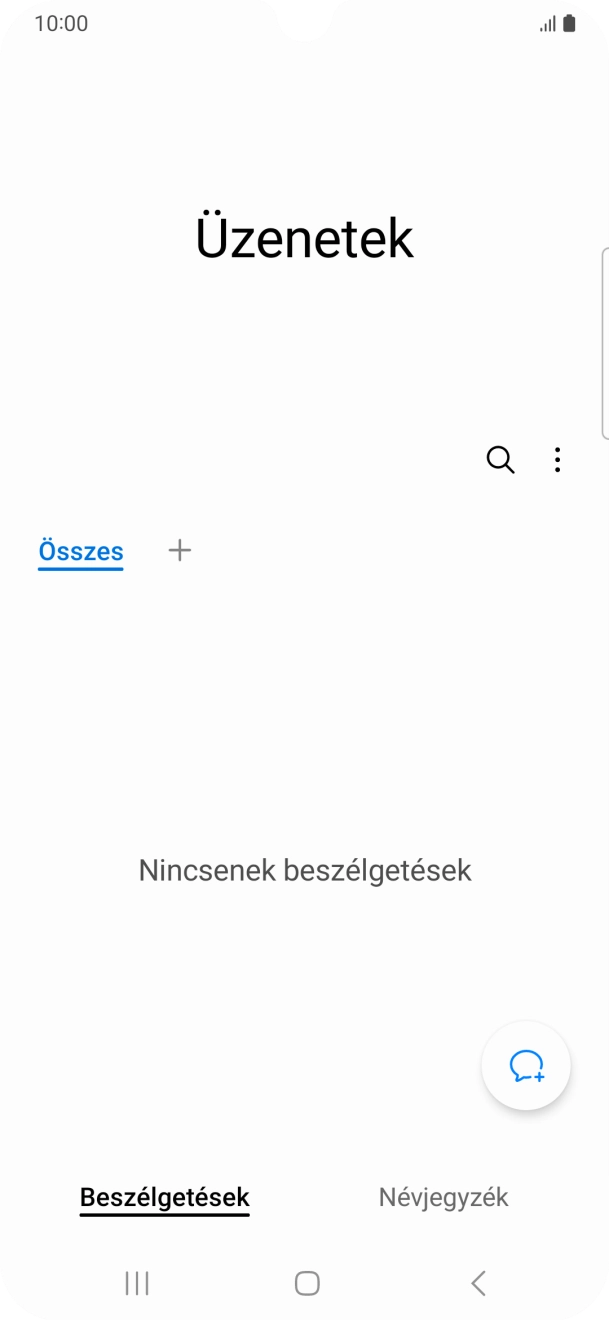 Kattints a menü ikonra.