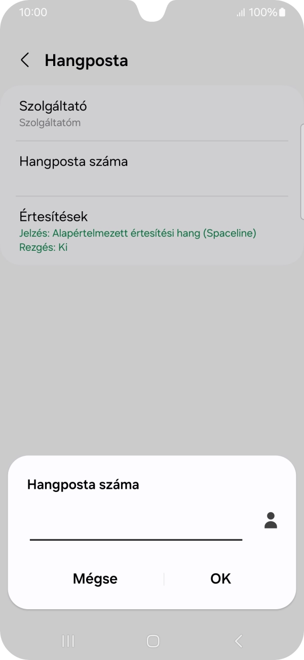 Írd be azt, hogy +36709090999, és válaszd az OK lehetőséget. Írd be azt, hogy +36709090999, és válaszd az OK lehetőséget.