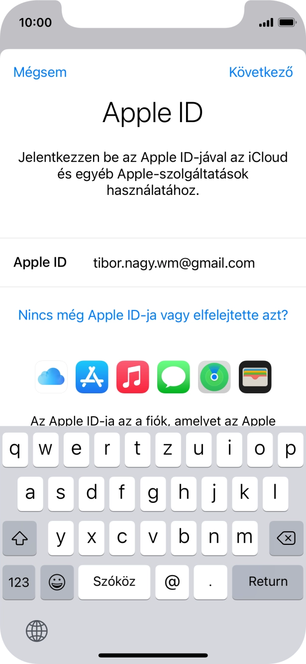 Válaszd a Következő lehetőséget.