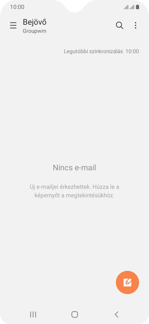 Húzd az ujjad jobbra a kijelző bal oldaláról.