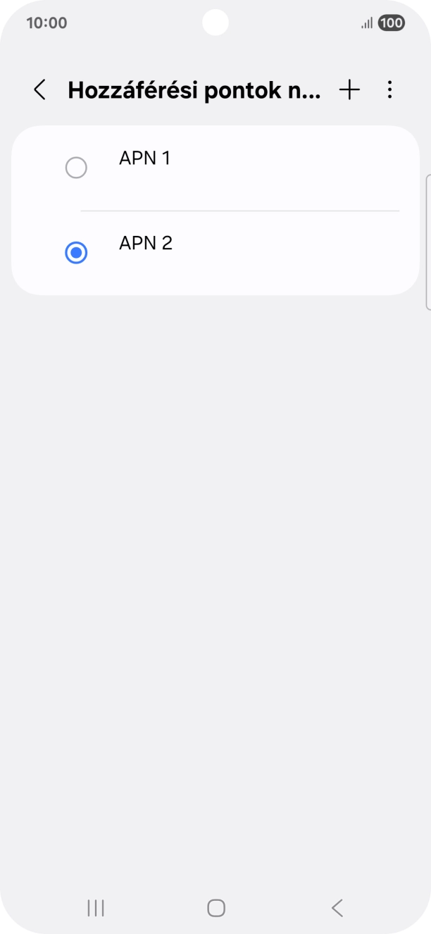 A befejezéshez, és ahhoz, hogy visszatérhess a főképernyőhöz, nyomd meg a főgombot.