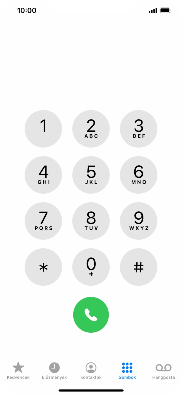 Válaszd a Gombok lehetőséget. Válaszd a Gombok lehetőséget.