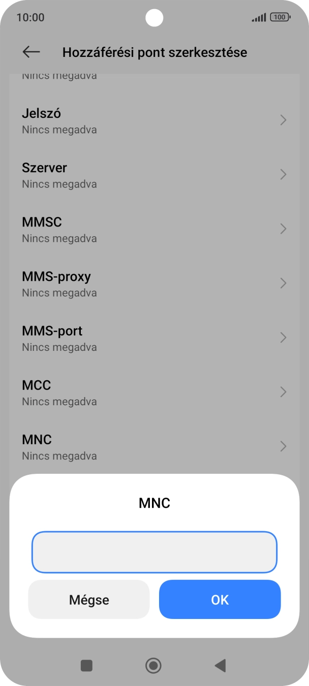 Írd be azt, hogy 70, és válaszd az OK lehetőséget.