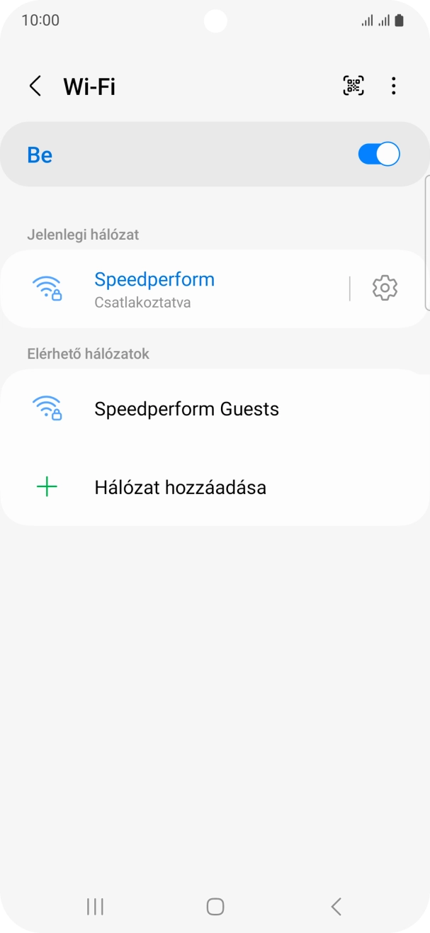 A befejezéshez, és ahhoz, hogy visszatérhess a főképernyőhöz, nyomd meg a főgombot.