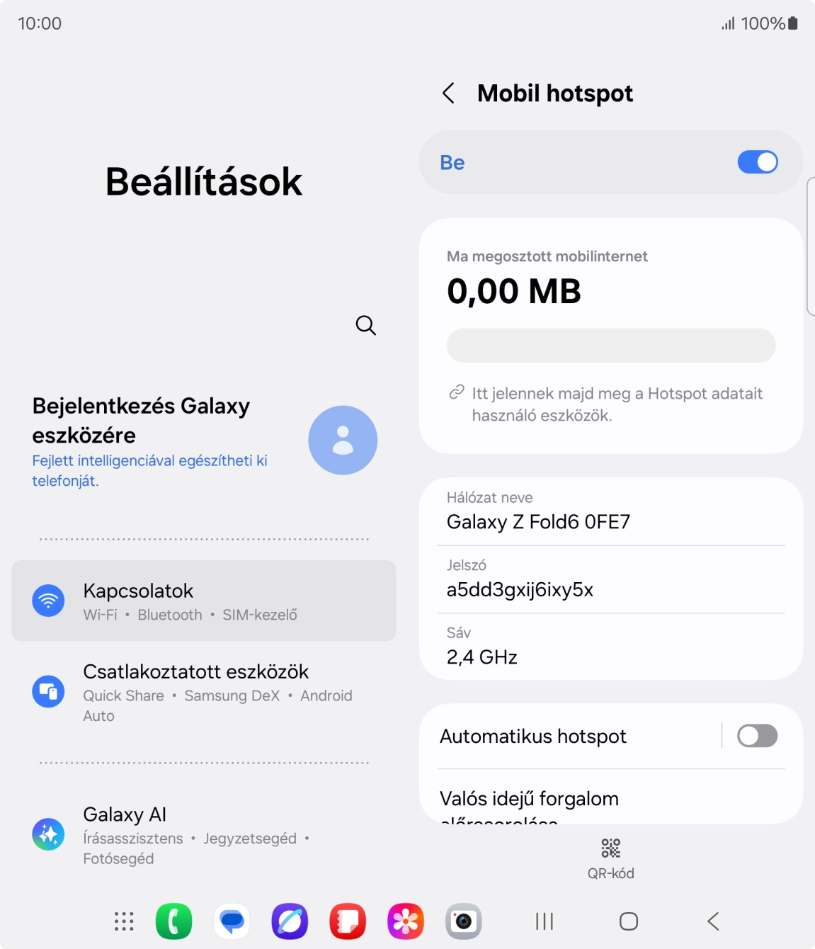 A befejezéshez, és ahhoz, hogy visszatérhess a főképernyőhöz, nyomd meg a főgombot.