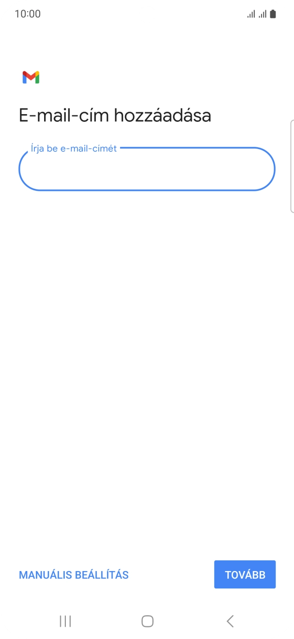 Válaszd a TOVÁBB lehetőséget.