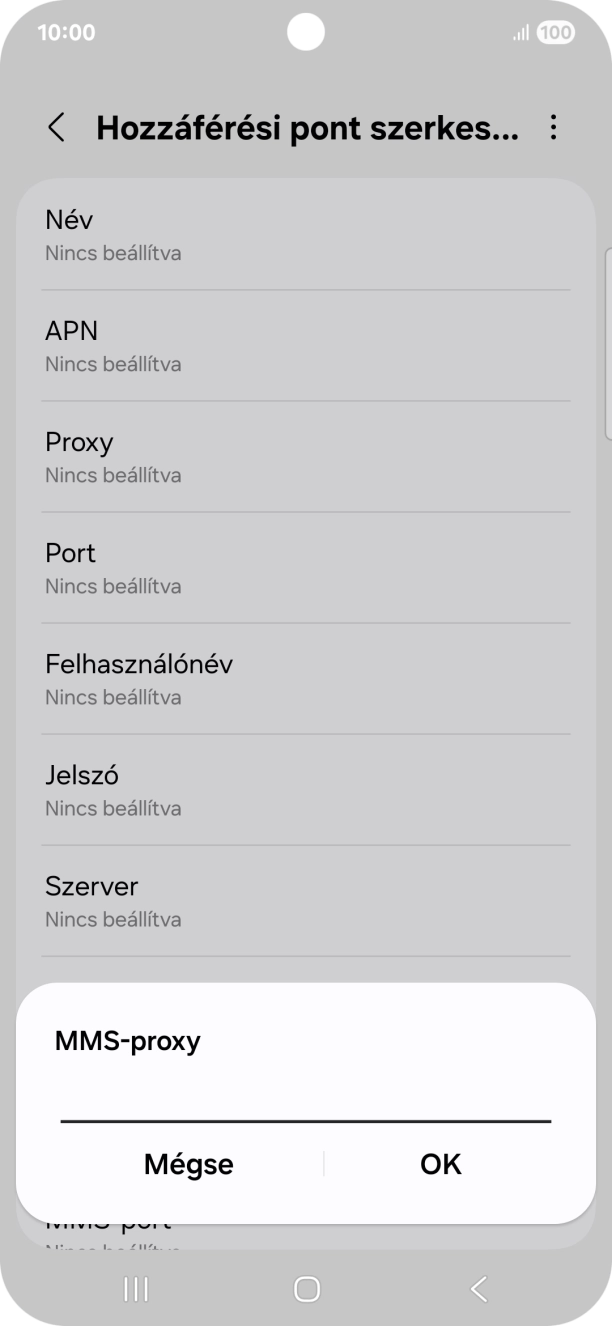 Írd be azt, hogy 80.244.097.002, és válaszd az OK lehetőséget.