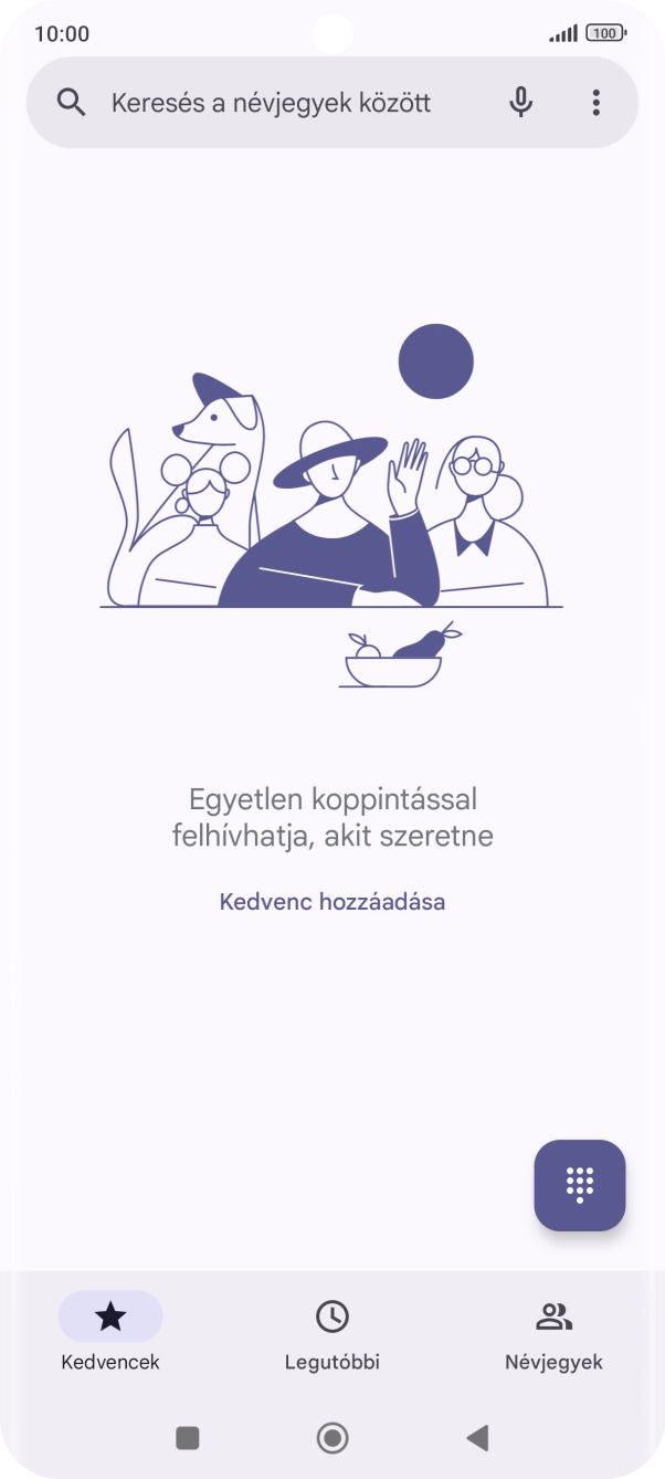 Kattints a menü ikonra.