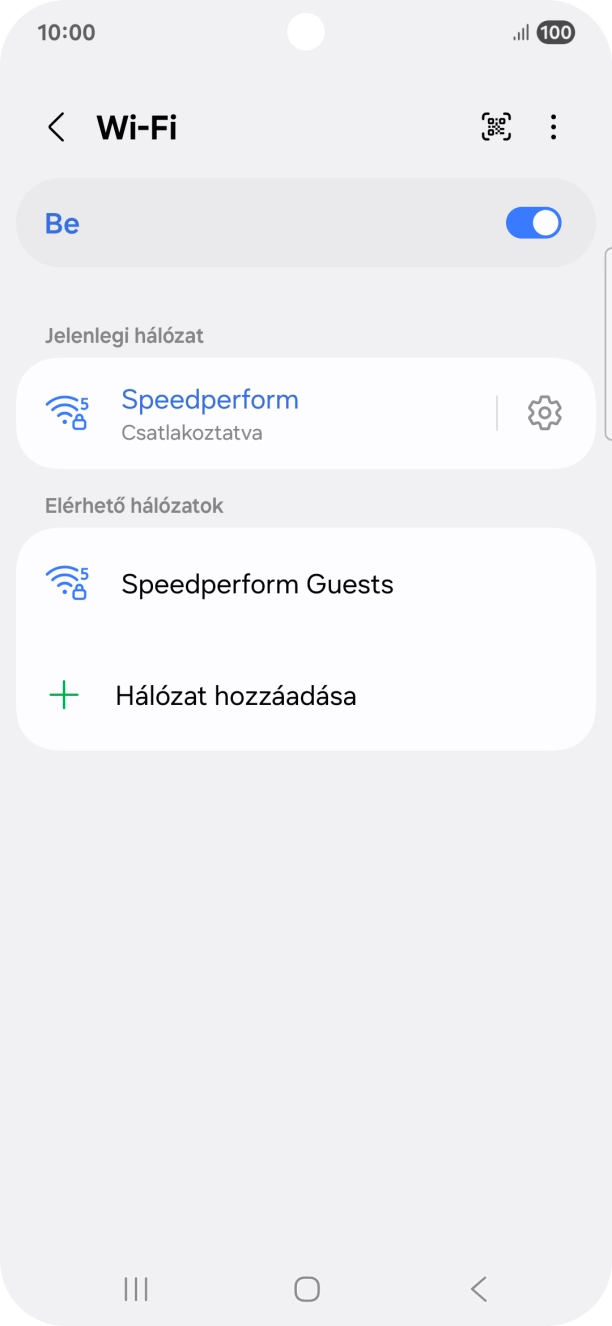 A befejezéshez, és ahhoz, hogy visszatérhess a főképernyőhöz, nyomd meg a főgombot.