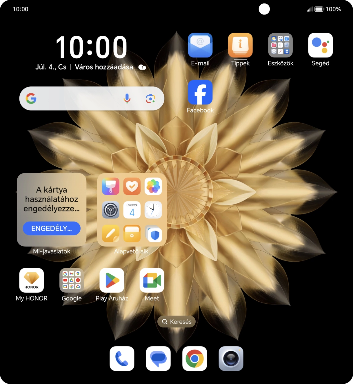 Kattints a beállítások ikonra. Kattints a beállítások ikonra.