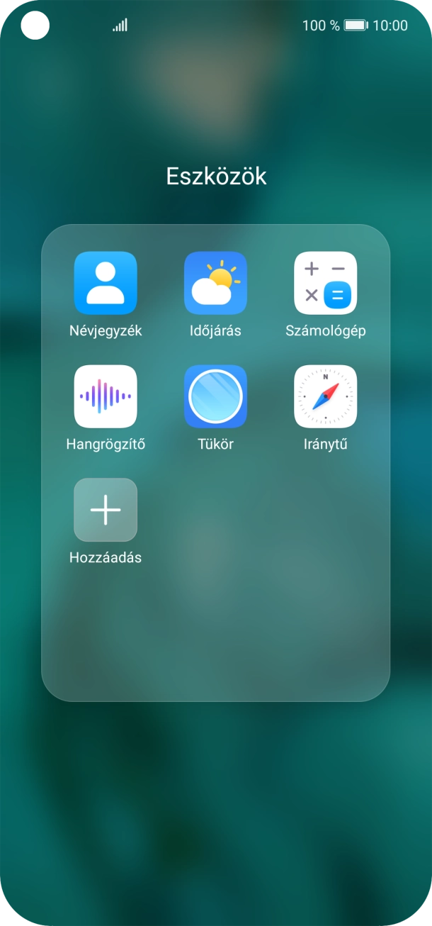 Válaszd a Névjegyzék lehetőséget.