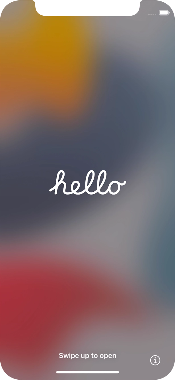 Húzd az ujjad felfelé a kijelző aljáról. Húzd az ujjad felfelé a kijelző aljáról.