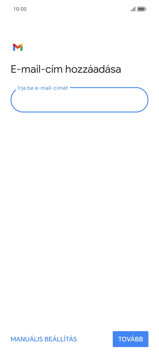 Válaszd a TOVÁBB lehetőséget.