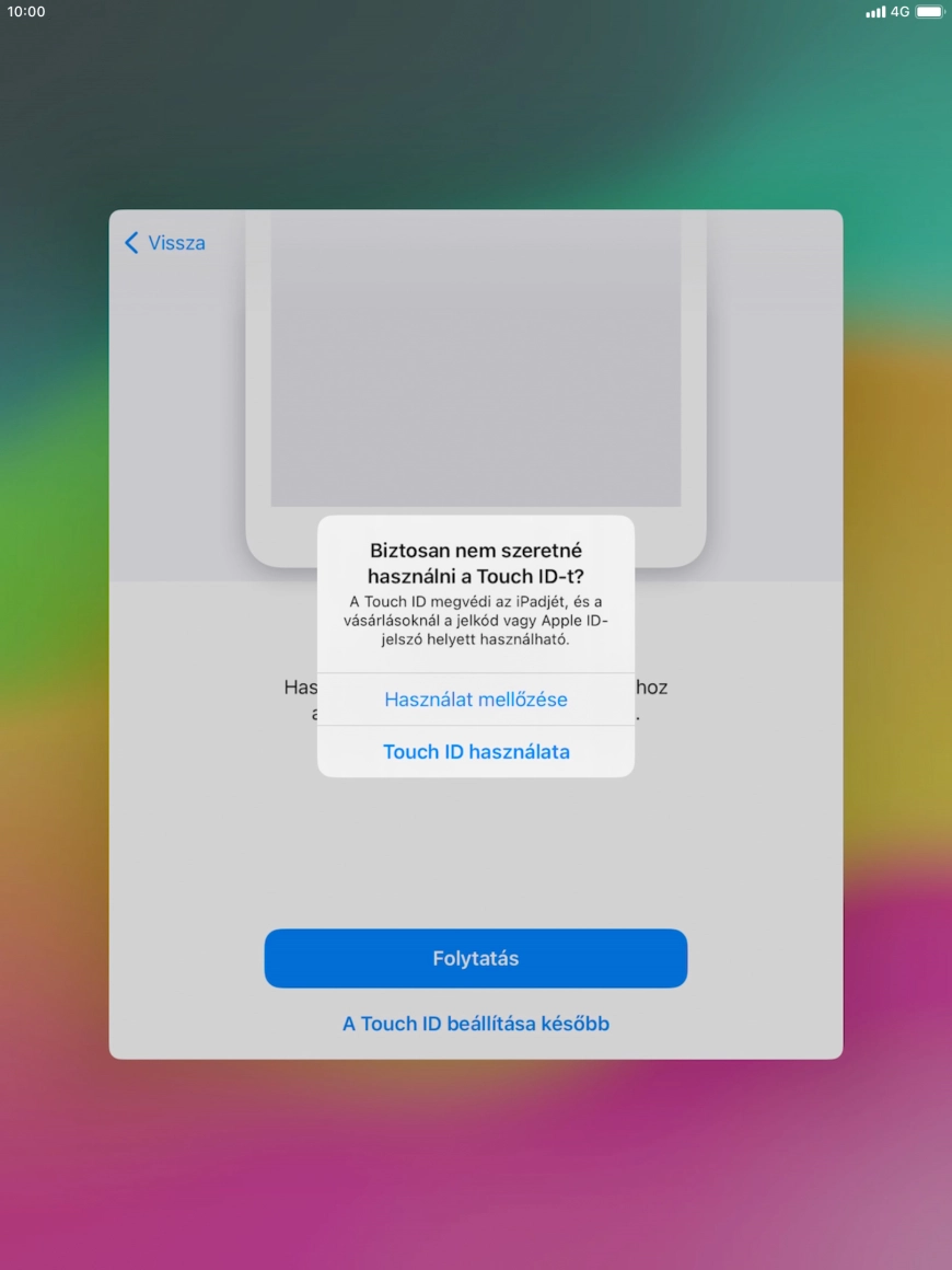 Válaszd a Használat mellőzése lehetőséget. Válaszd a Használat mellőzése lehetőséget.