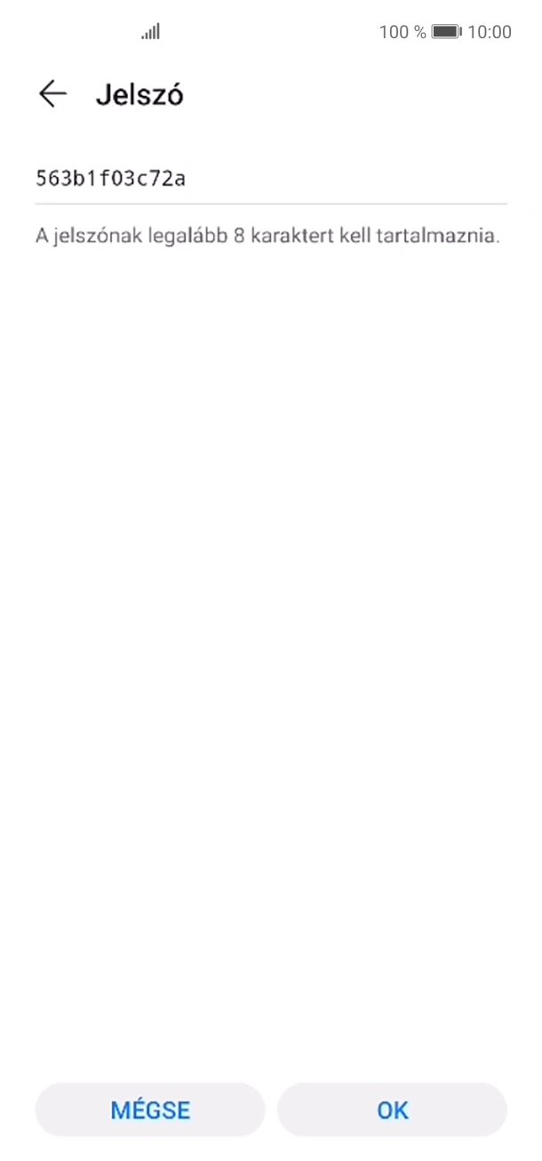 Írd be a kívánt Wi-Fi hotspot nevét, és válaszd az OK lehetőséget. Írd be a kívánt Wi-Fi hotspot nevét, és válaszd az OK lehetőséget.