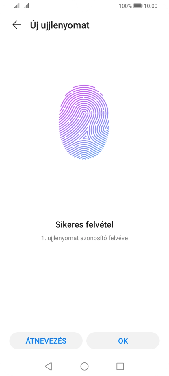 Válaszd az OK lehetőséget. Válaszd az OK lehetőséget.