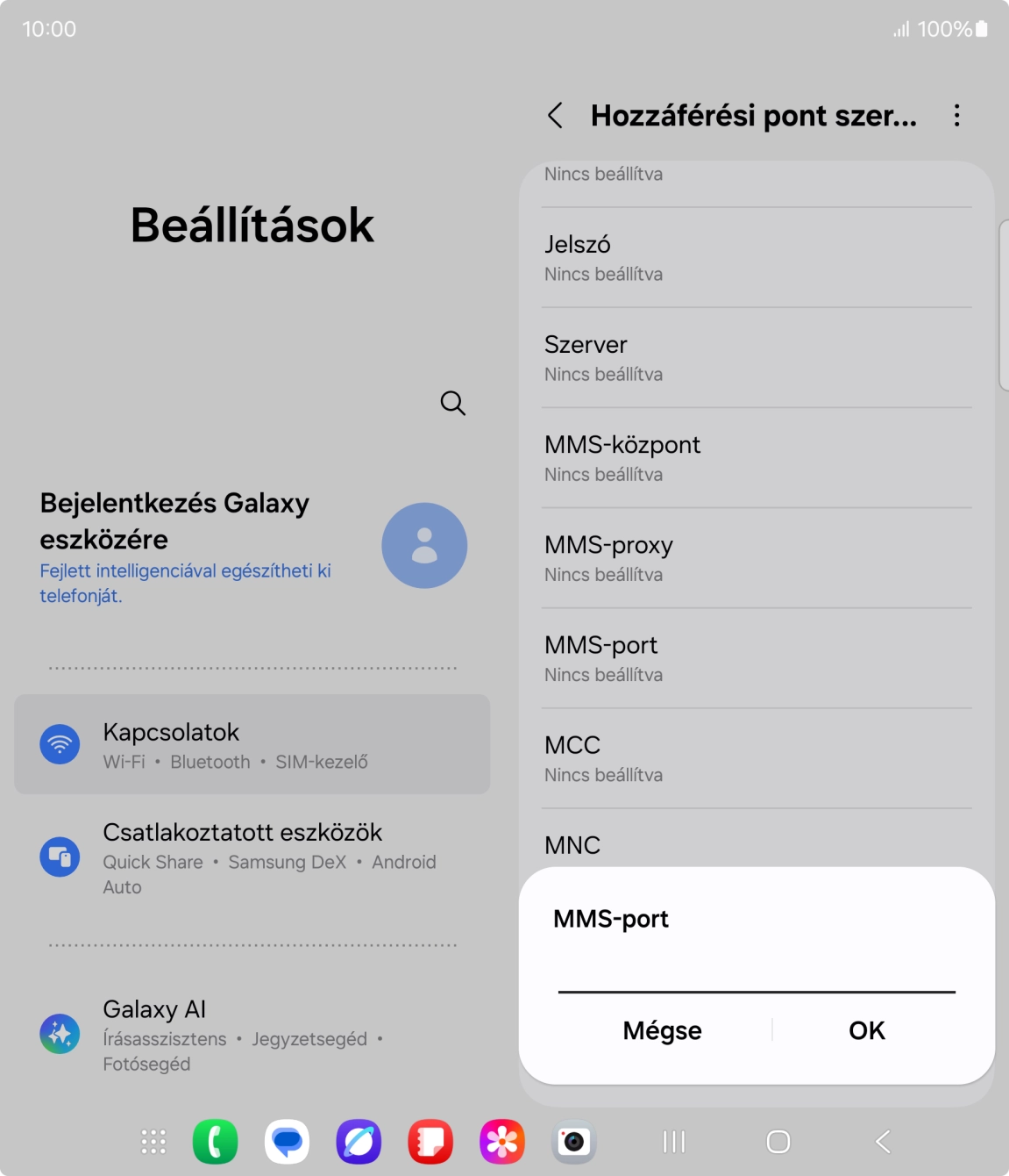 Írd be azt, hogy 8080, és válaszd az OK lehetőséget.