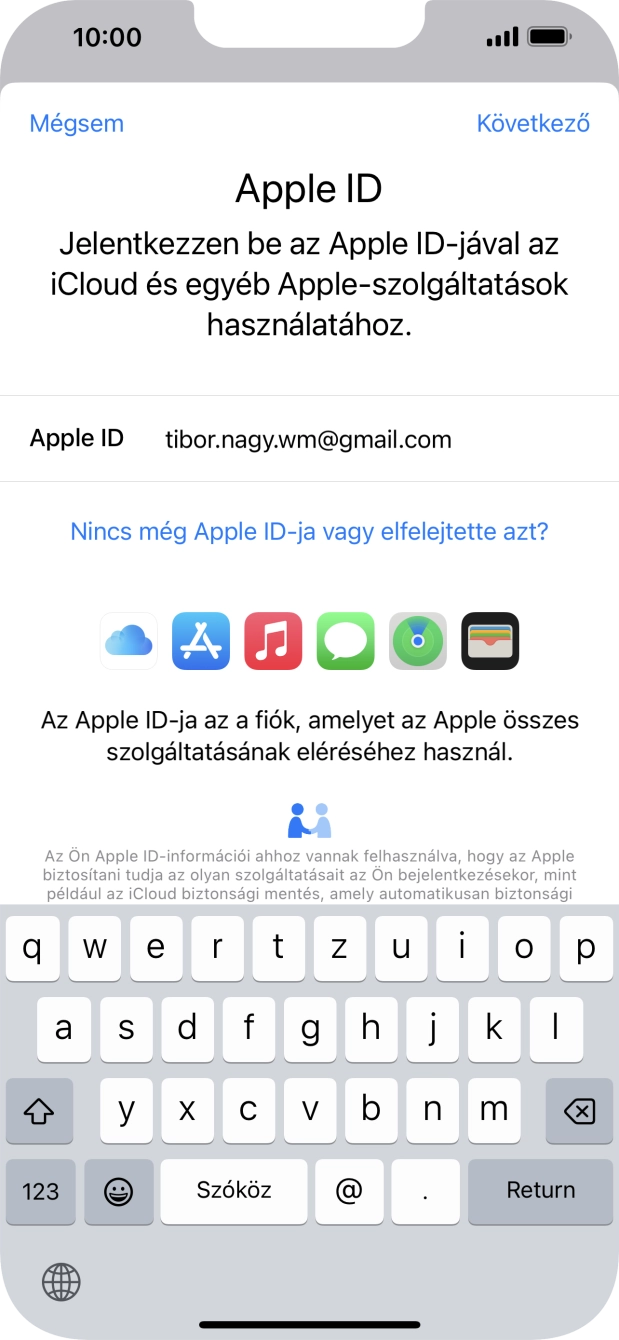Válaszd a Következő lehetőséget.
