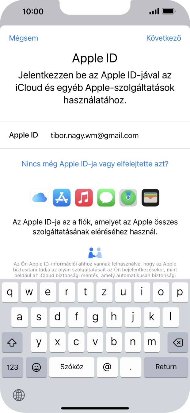 Válaszd a Következő lehetőséget.
