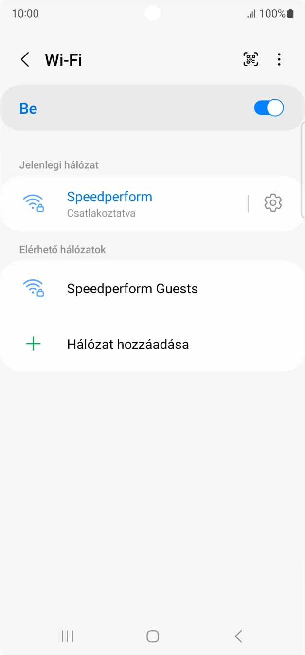 A befejezéshez, és ahhoz, hogy visszatérhess a főképernyőhöz, nyomd meg a főgombot.
