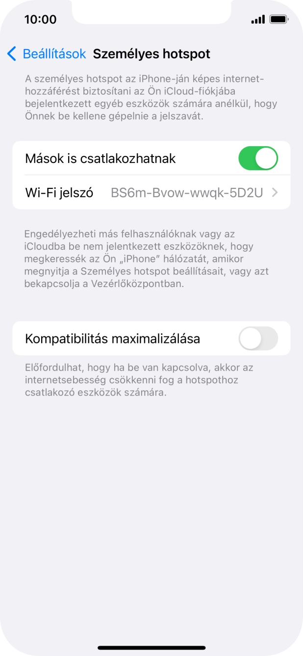 Húzd az ujjad felfelé a kijelző aljáról, hogy visszatérj a kezdőképernyőhöz.
