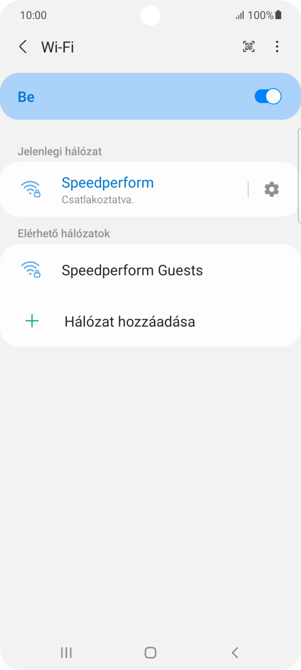 A befejezéshez, és ahhoz, hogy visszatérhess a főképernyőhöz, nyomd meg a főgombot.
