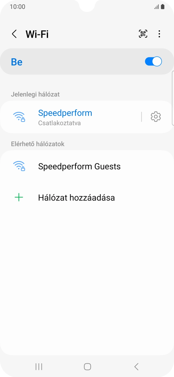 A befejezéshez, és ahhoz, hogy visszatérhess a főképernyőhöz, nyomd meg a főgombot.