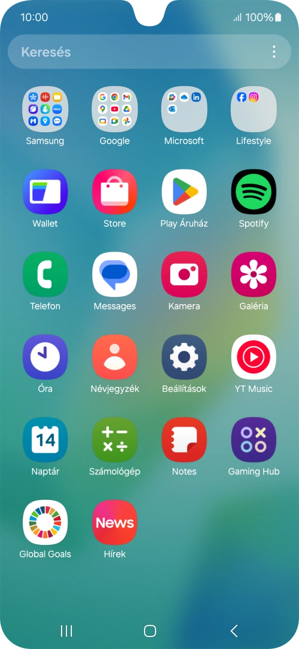 Válaszd a Play Áruház lehetőséget.
