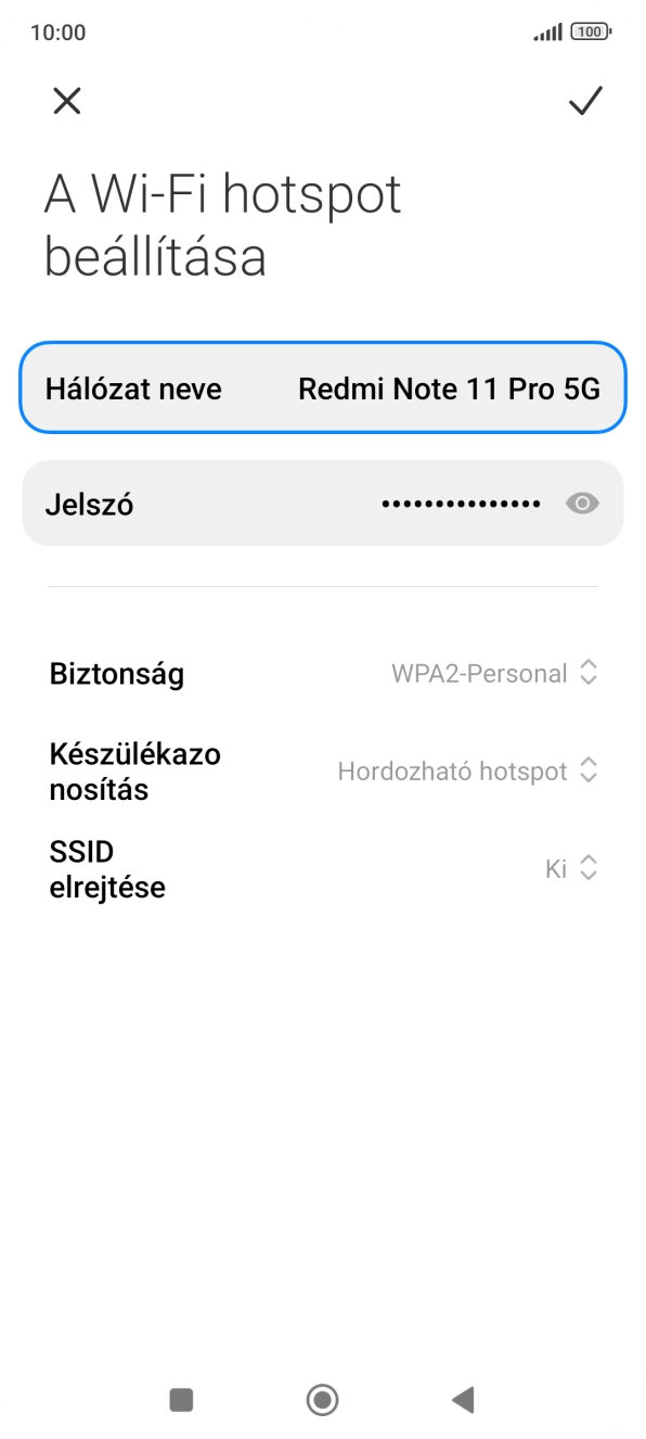 Válaszd a Biztonság lehetőséget.