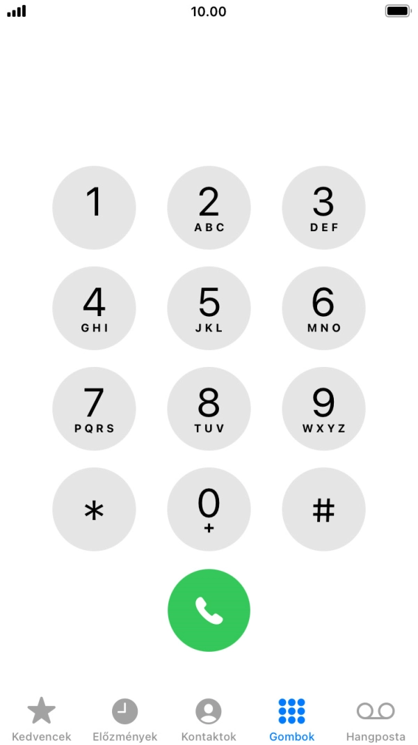 Válaszd a Gombok lehetőséget. Válaszd a Gombok lehetőséget.