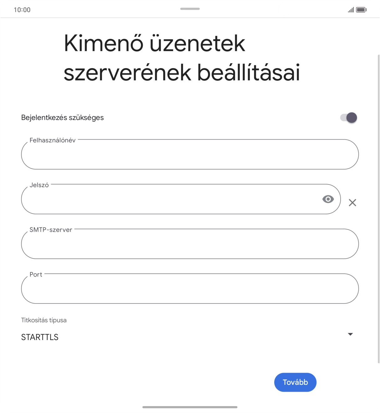 Kattints a „Bejelentkezés szükséges” melletti csúszkára a funkció bekapcsolásához.