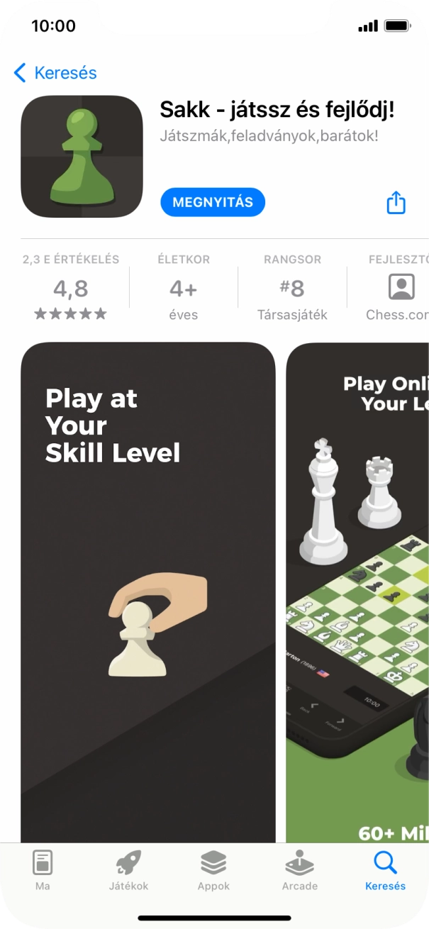 Húzd az ujjad felfelé a kijelző aljáról, hogy visszatérj a kezdőképernyőhöz. Húzd az ujjad felfelé a kijelző aljáról, hogy visszatérj a kezdőképernyőhöz.