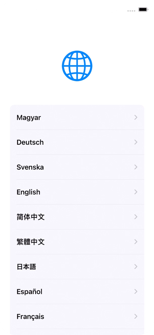 Válaszd ki a kívánt nyelvet. Válaszd ki a kívánt nyelvet.