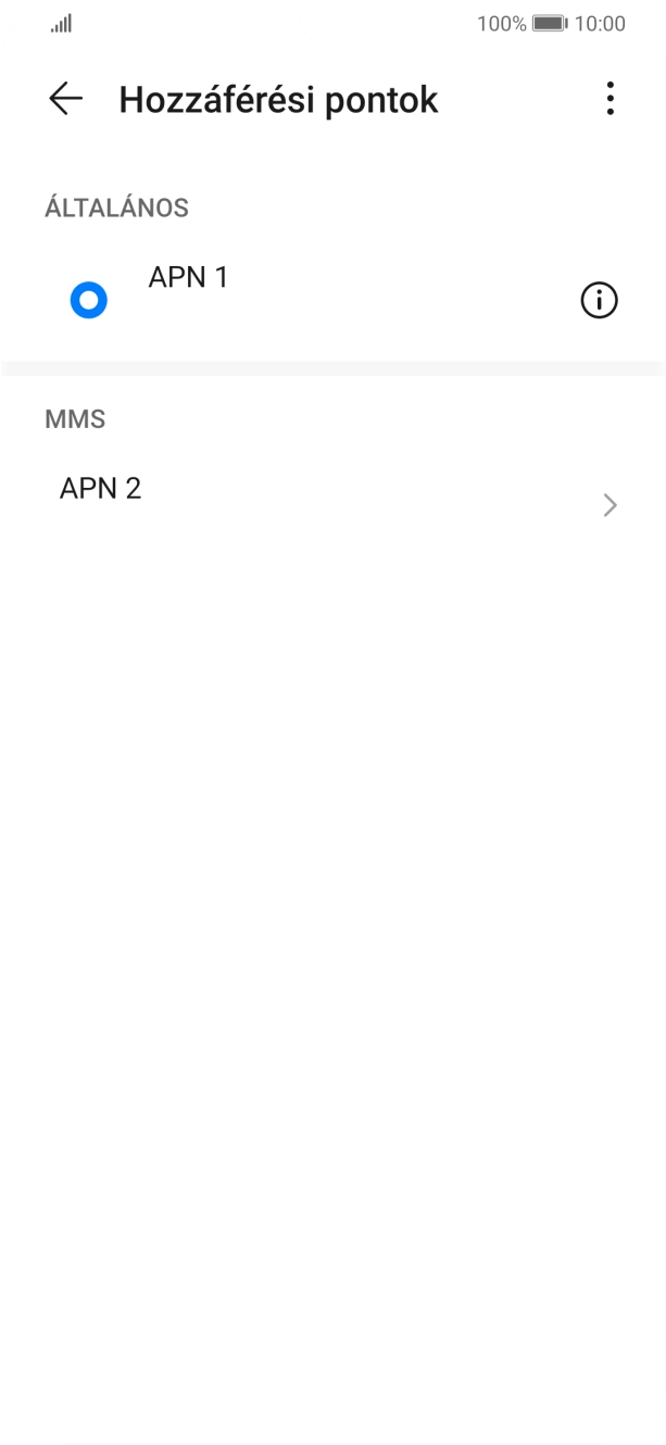 Húzd az ujjad felfelé a kijelző aljáról, hogy visszatérj a kezdőképernyőhöz.