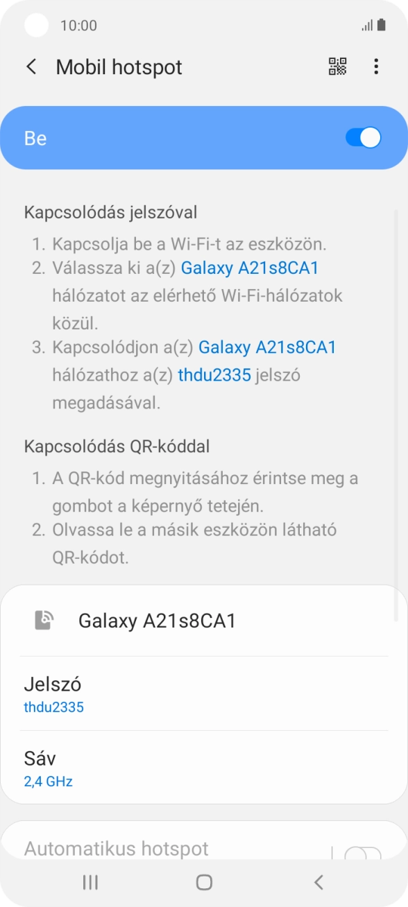 A befejezéshez, és ahhoz, hogy visszatérhess a főképernyőhöz, nyomd meg a főgombot.