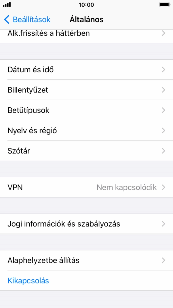 Válaszd az Alaphelyzetbe állítás lehetőséget. Válaszd az Alaphelyzetbe állítás lehetőséget.