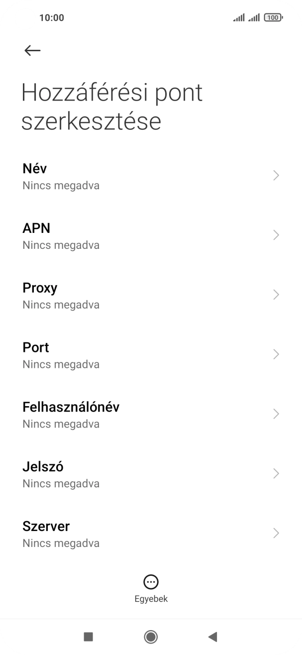 Válaszd a Név lehetőséget.