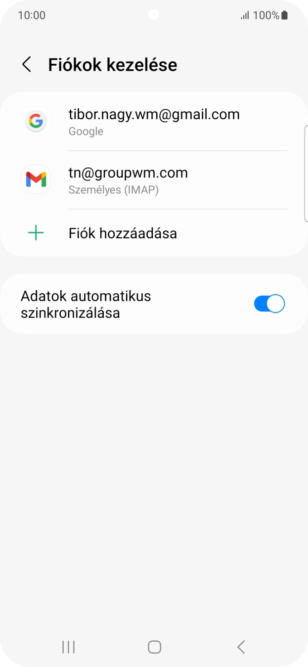 A befejezéshez, és ahhoz, hogy visszatérhess a főképernyőhöz, nyomd meg a főgombot.