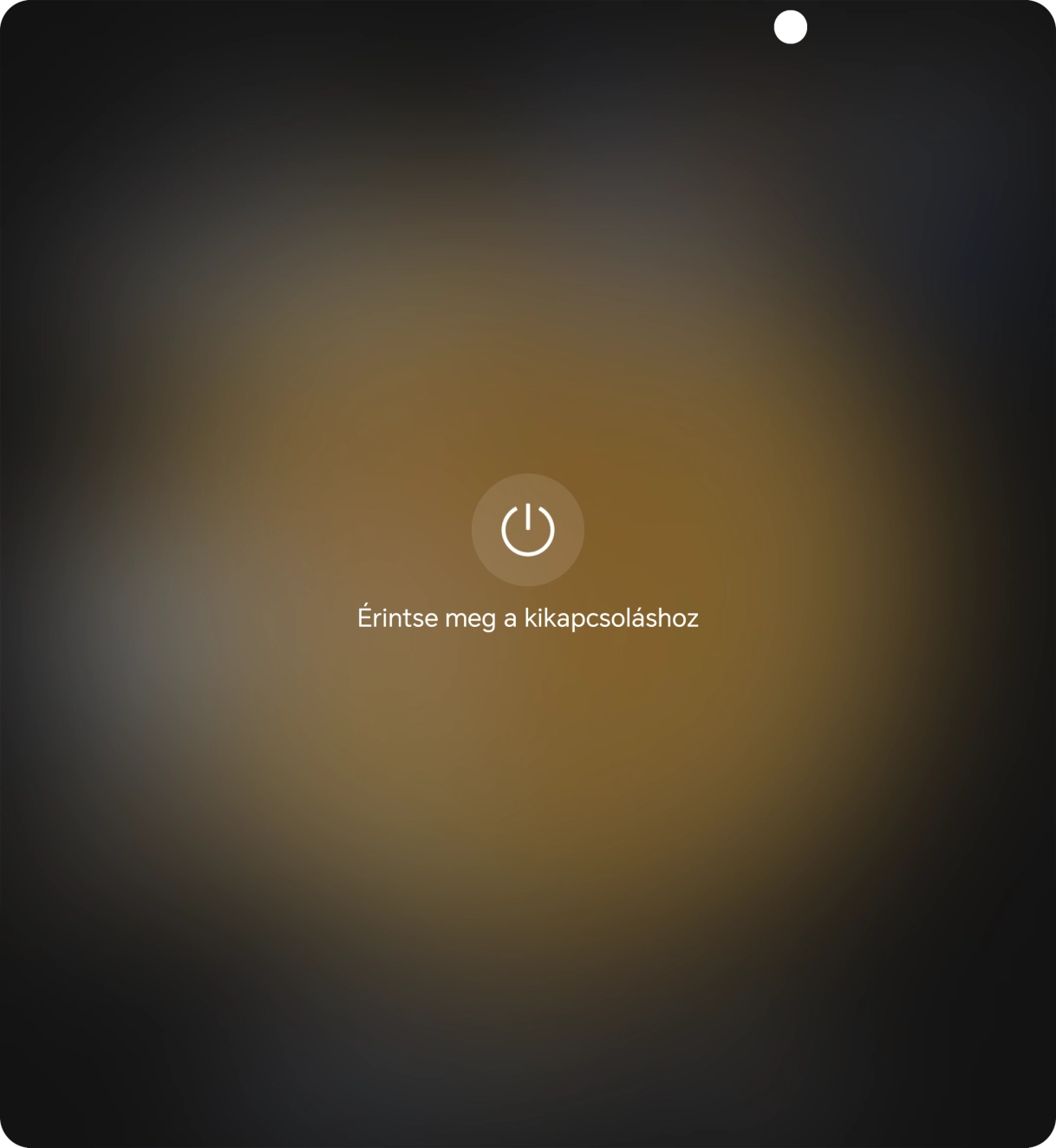 Válaszd az Érintse meg a kikapcsoláshoz lehetőséget. Válaszd az Érintse meg a kikapcsoláshoz lehetőséget.