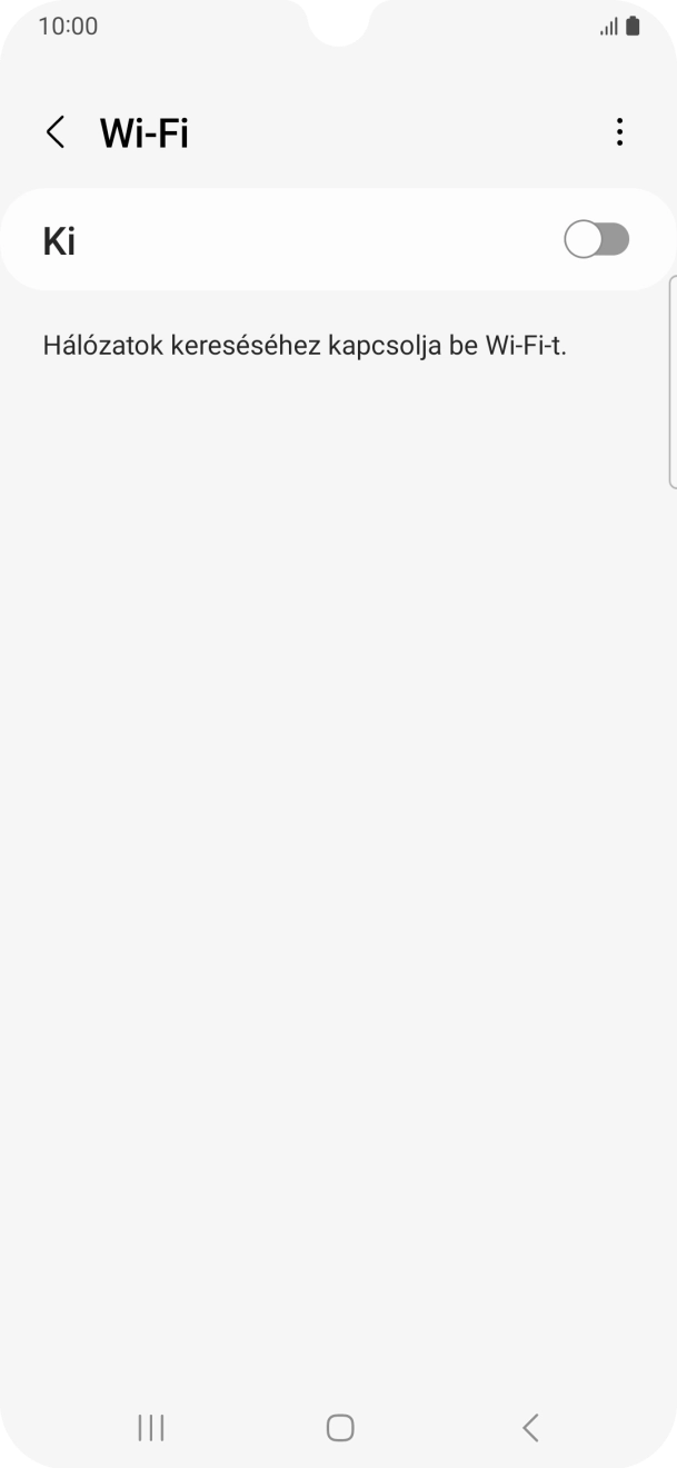 Kattints a csúszkára a funkció bekapcsolásához.