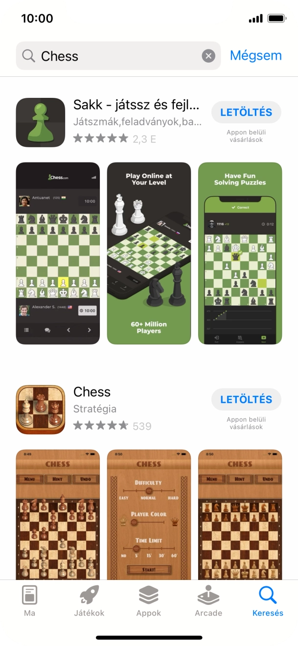 Kattints a kívánt alkalmazásra.