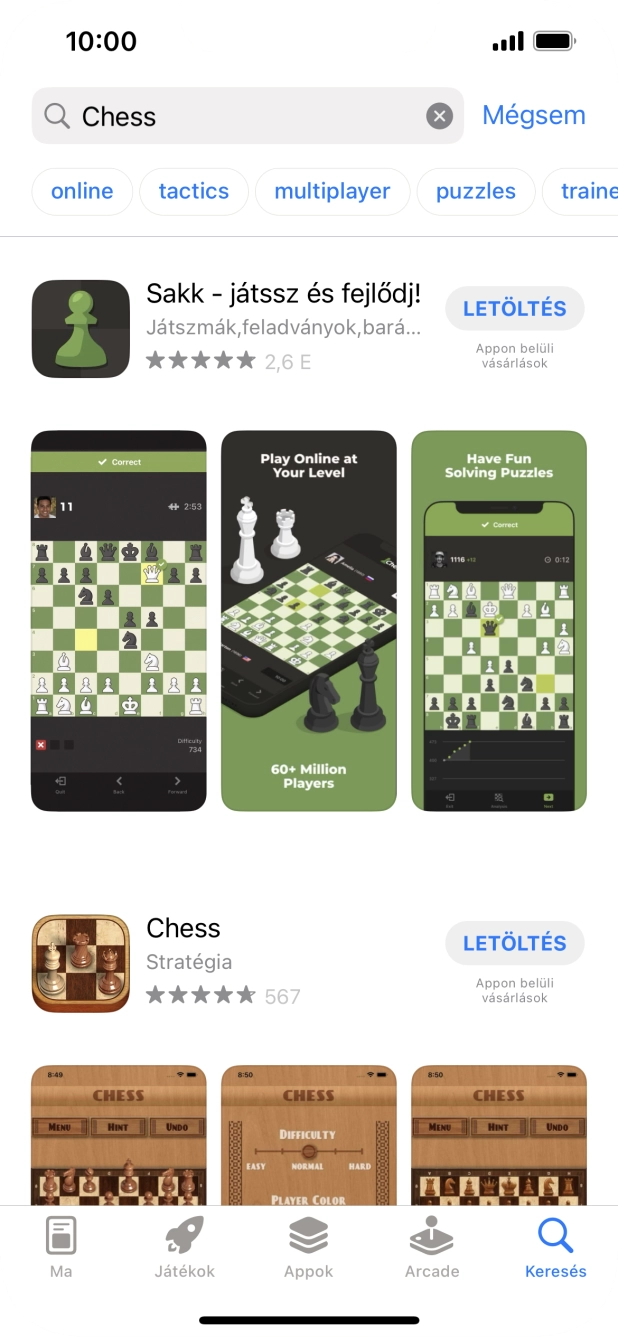 Kattints a kívánt alkalmazásra.